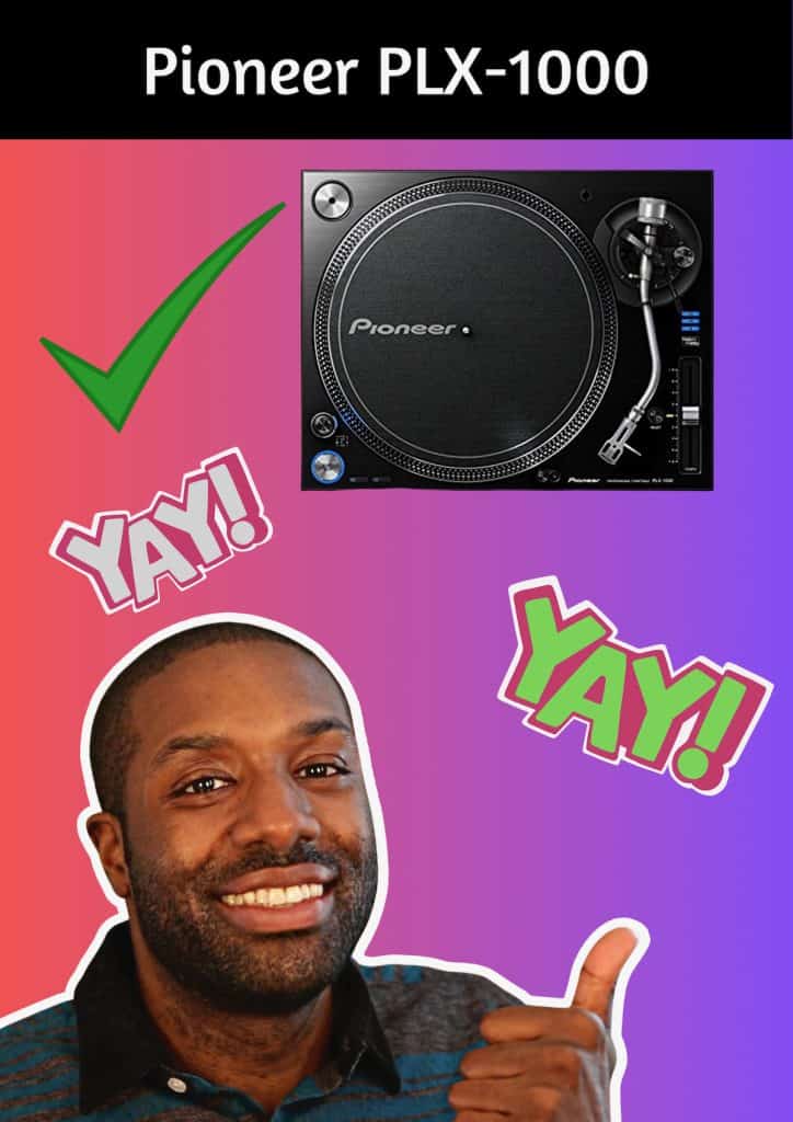 You'll have fun spinning records with the Pioneer PLX-1000