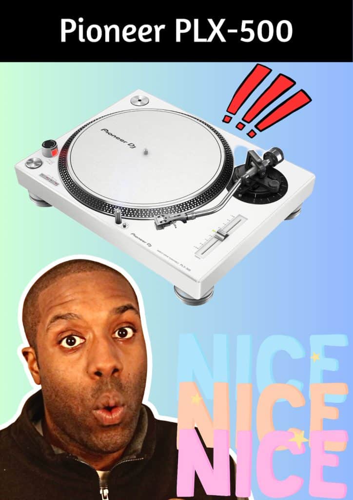 The Pioneer PLX-500 turntable